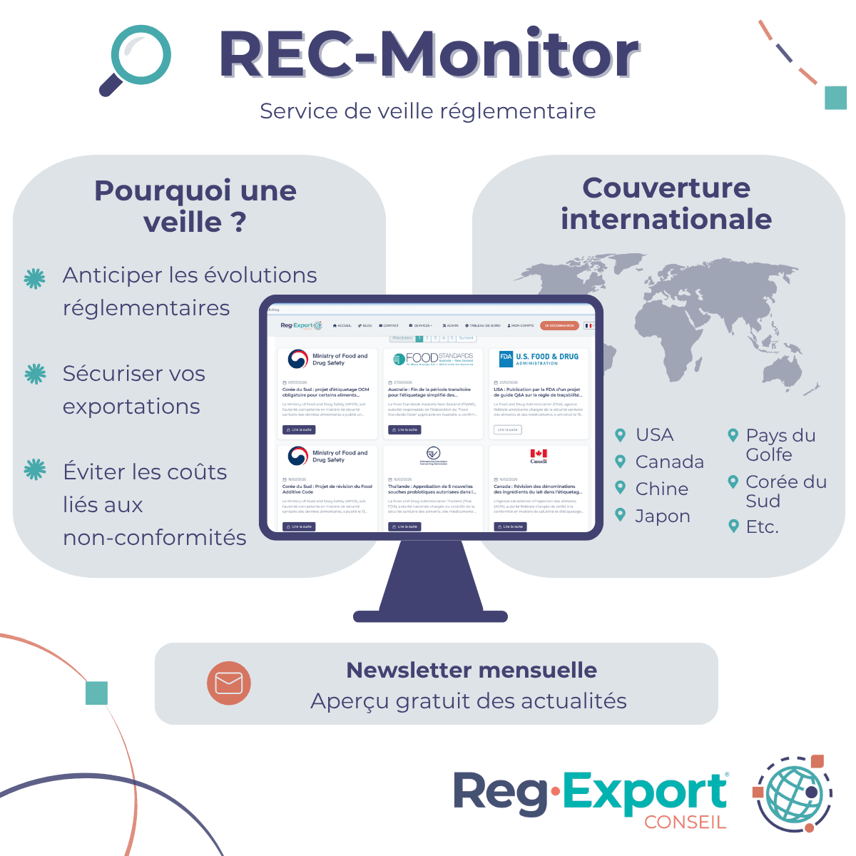 Exporter, c'est aussi veiller